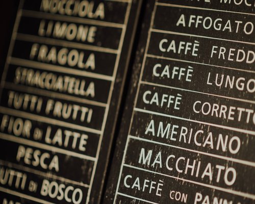 Dettaglio di una pausa caffè